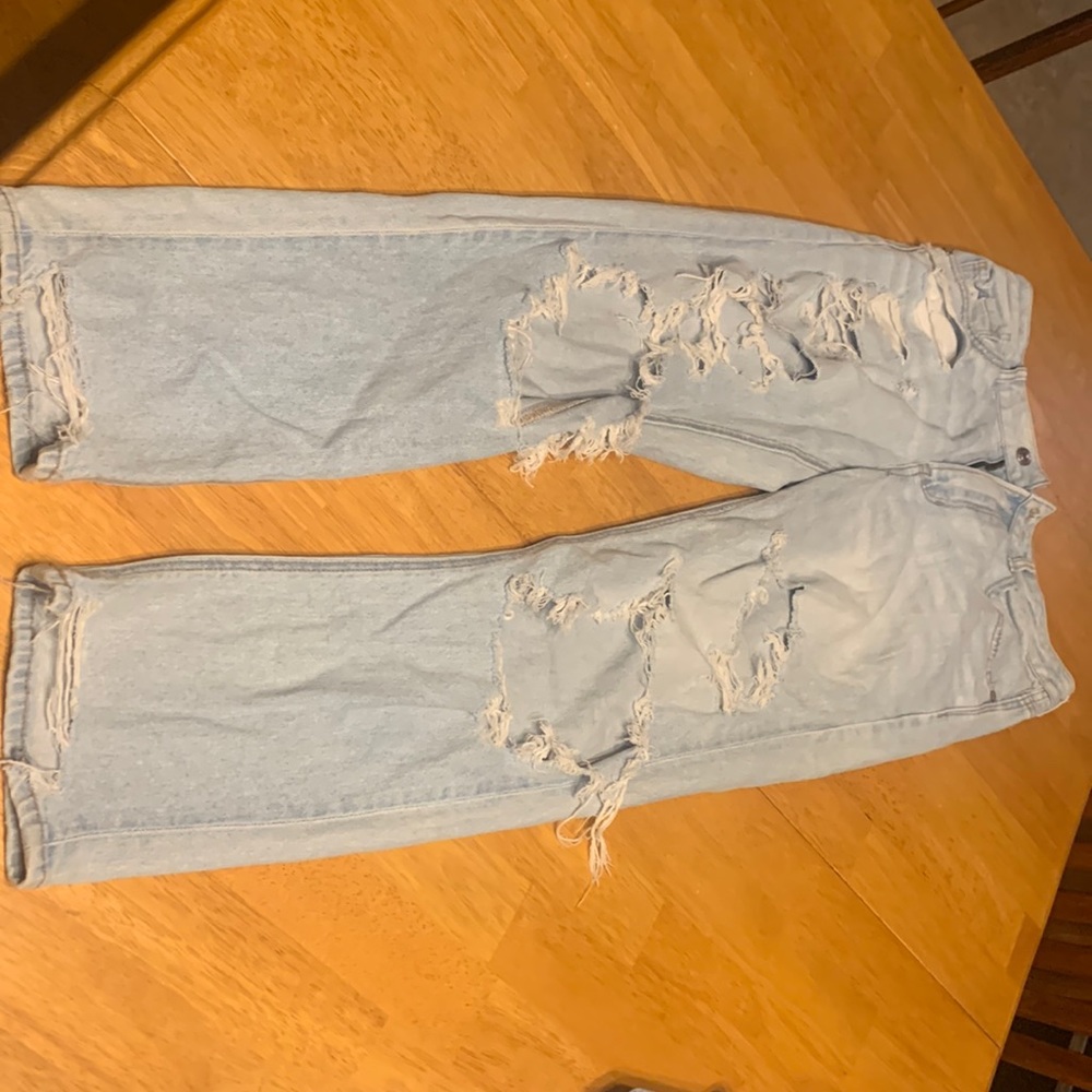 American eagle outfitters at rigid mom jeans size 8 regular